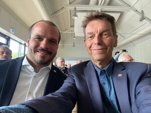 Vor Ort mit meinem SPD-Fraktionskollegen Jan-Peter Roederer aus dem Wahlkreis Sinsheim