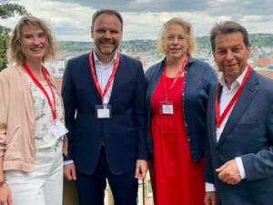 Landtagkandidaten in Stuttgart zur Wahl des SPD Vorsitzenden Andreas Stoch