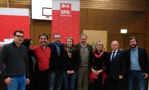 Gruppenbild beim Kreisparteitag in Eberstadt
