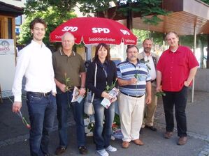 v.l.: Martin Förster, Walter Sammet, Katharina Mayer, Johannes Buczman, Wolfgang Steffan, Jens Bäcker